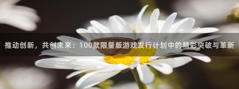 bg大游子书店：推动创新，共创未来：100款限量版游戏发行计划中的精彩突破与革新